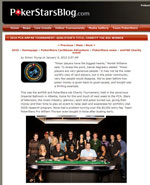 PokerStarsBlog PCA, January 9, 2010